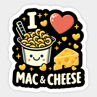 I Love Mac And Cheese Sticker